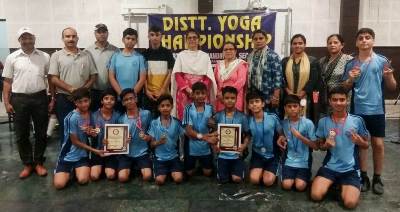 BVM (Udham Singh Nagar) Emerges Victorious in District Yoga Championship